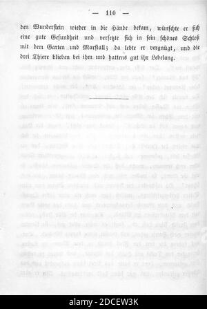 Kinder und Hausmärchen (Grimm) 1850 II 110. Stockfoto