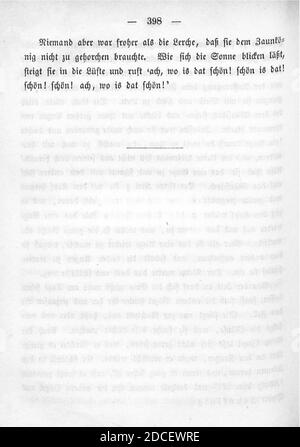 Kinder und Hausmärchen (Grimm) 1850 II 398. Stockfoto