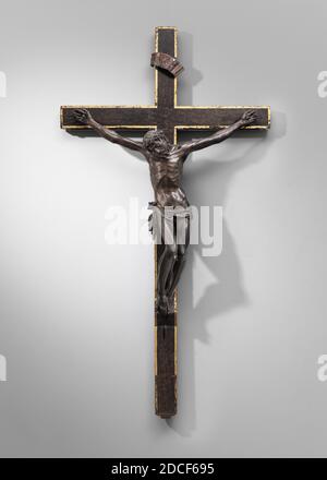 Pietro Tacca, (Künstler), Florentine, 1577 - 1640, The Pistoia Crucifix, c. 1600/1616, Bronze, gesamt (Korpus): 86.9 x 79 x 20.6 cm (34 3/16 x 31 1/8 x 8 1/8 Zoll), gesamt (Kreuz): 167 x 90.1 cm (65 3/4 x 35 1/2 Zoll Stockfoto