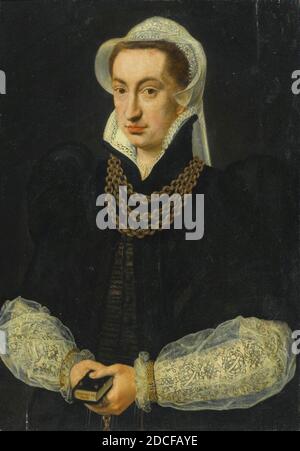 Willem Schlüsselporträt einer Dame um 1565. Stockfoto