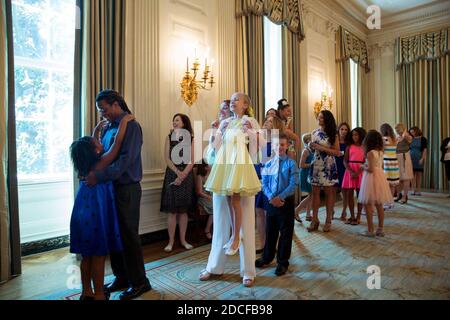 Kids State Dinner - State Dining Room White House 2015. Stockfoto