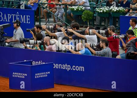 Fotografen bei den Argentina Open 2017, Buenos Aires Stockfoto