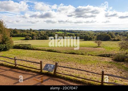 Das Feld war vermutlich der Schlachtfeld-Ort der Schlacht von Hastings im Jahr 1066, zwischen König Harold und dem siegreichen Wilhelm dem Eroberer, Sussex Stockfoto