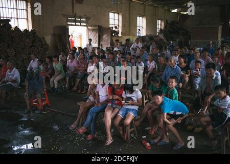 Ningdu Tea Picking Opera, Jingaxi Provinz, China Stockfoto