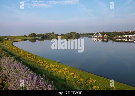 Fairhaven Lake; Lytham; Lancashire; Großbritannien Stockfoto