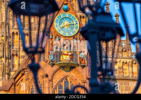 Frauenkirche, Nürnberg, Bayern, Deutschland, Europa Stockfoto