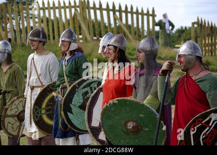 Amlwch Viking Festival Stockfoto