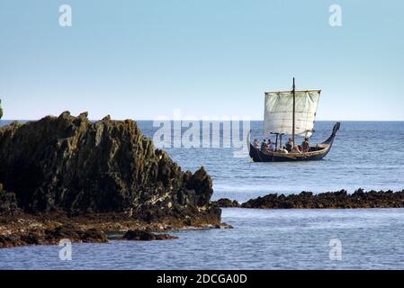 Amlwch Viking Festival Stockfoto