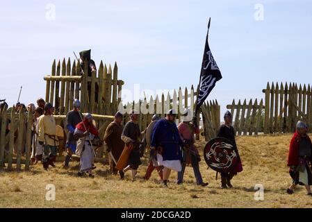 Amlwch Viking Festival Stockfoto