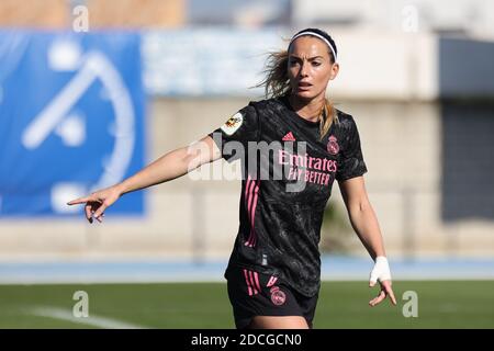 Sevilla, Spanien. November 2020. Kosovare Asllani von Real Madrid während des Primera Iberdrola-Spiels zwischen Real Betis und Real Madrid bei Ciudad Deportiva Luis del Sol in Sevilla, Spanien. Quelle: Jose Luis Contreras/DAX/ZUMA Wire/Alamy Live News Stockfoto