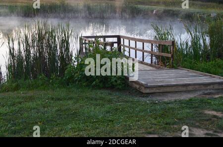 Deer Creek Ohio Camping Stockfoto