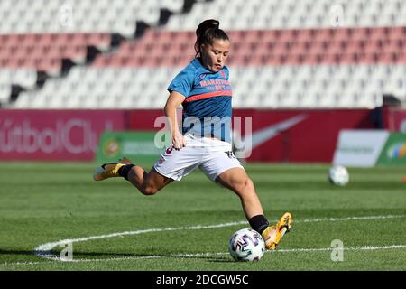 Sevilla, Spanien. November 2020. Claudia Pina vom FC Sevilla beim Primera Iberdrola-Spiel zwischen dem FC Sevilla und dem FC Valencia im Stadion Jesus Navas in Sevilla, Spanien. Quelle: Jose Luis Contreras/DAX/ZUMA Wire/Alamy Live News Stockfoto