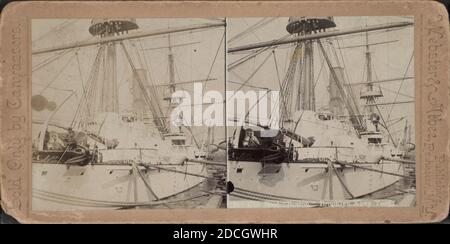 Kanonenboot 'Boston', Brooklyn Navy Yard., New York (Bundesstaat), New York (N.Y.), New York, Brooklyn (New York, N.Y.), Brooklyn Heights (New York, N.Y.) Stockfoto