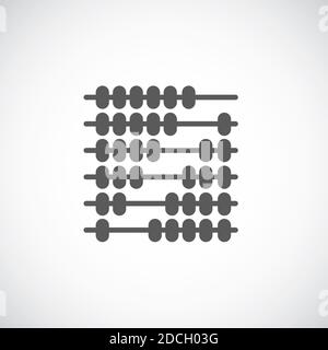 Symbol Für Abacus-Zeichen Abbildung Stockfoto