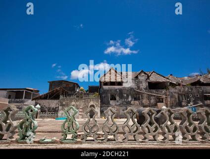 Häuser in der Altstadt, Lamu County, Lamu, Kenia Stockfoto