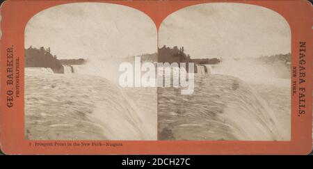 Prospect Point im New Park, Niagara., Barker, George (1844-1894), New York (Bundesstaat), Niagara Falls (N.Y. und Ont.), Ontario Stockfoto