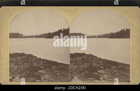 Upper Saranac Lake, Indian Carry., Stoddard, Seneca Ray (1844-1917), 1870, New York (Staat), Saranac Lake (N.Y Stockfoto