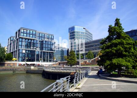 Die Marco Polo Terrassen in Hamburg, Deutschland Stockfoto