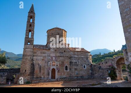 Alt (oben) Kardamyli (Kardamili), Peloponnes Stockfoto