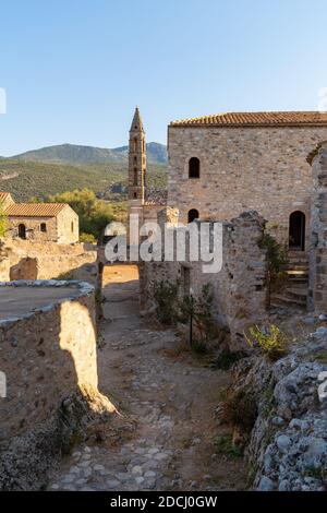 Alt (Ober) Kardamyli (Kardamili), Peloponnes Stockfoto