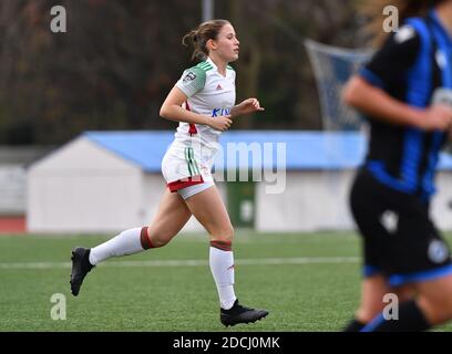 Knokke, Belgien. November 2020. OHL Marie Detruyer während eines weiblichen Fußballspiels zwischen Club Brugge Dames YLA und Oud Heverlee Leuven am 8. Spieltag der Saison 2020 - 2021 der belgischen Scooore Womens Super League, samstag, 21. November 2020 in Knokke, Belgien. FOTO SPORTPIX.BE - David CATRY David Catry - Sportpix.be - SPP Quelle: SPP Sport Press Foto. /Alamy Live Nachrichten Stockfoto