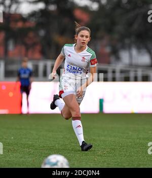 Knokke, Belgien. November 2020. OHL Marie Detruyer während eines weiblichen Fußballspiels zwischen Club Brugge Dames YLA und Oud Heverlee Leuven am 8. Spieltag der Saison 2020 - 2021 der belgischen Scooore Womens Super League, samstag, 21. November 2020 in Knokke, Belgien. FOTO SPORTPIX.BE - David CATRY David Catry - Sportpix.be - SPP Quelle: SPP Sport Press Foto. /Alamy Live Nachrichten Stockfoto