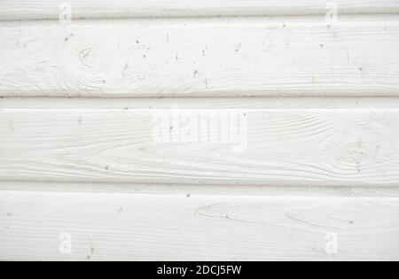 Weiße Holzlatten Hintergrund Textur. Öko Natral Stockfoto