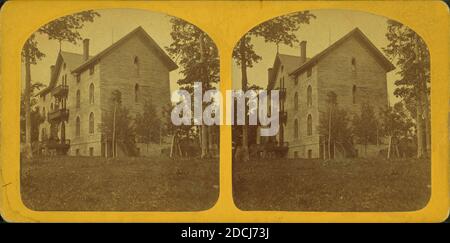 Seabury Hall Göttlichkeit Schule., still Bild, Stereographen, 1850 - 1930, Burnham, A. F. Stockfoto