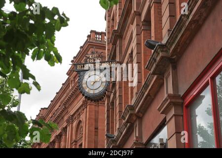 Belfast, Irland - 9. Juni 2017: Belfast Telegraph Building in Belfast, Nordirland. Stockfoto