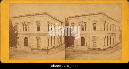 Peabody Institute. Baltimore., Standbild, Stereographen, 1850 - 1930 Stockfoto