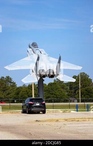 Militärjets im Museum of Aviation Warner Robins Air Force Base Macon Georgia Stockfoto