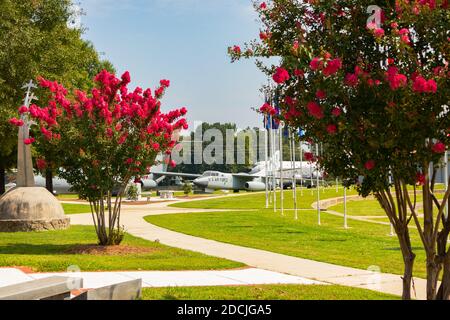 Militärjets im Museum of Aviation Warner Robins Air Force Base Macon Georgia Stockfoto