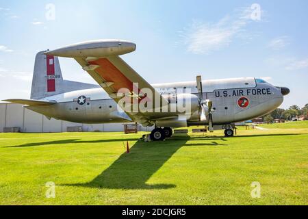 Militärjets im Museum of Aviation Warner Robins Air Force Base Macon Georgia Stockfoto