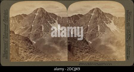 Mount of the Holy Cross, Colorado, USA, Standbild, Stereographen, 1850 - 1930 Stockfoto