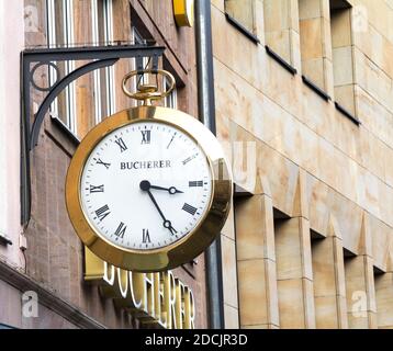 Bucherer Store, Luxusuhrgeschäft in Nürnberg, Deutschland Stockfoto