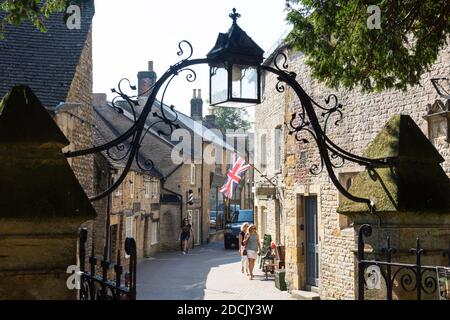 Church Street, Stow-on-the-Wold, Gloucestershire, England, Vereinigtes Königreich Stockfoto