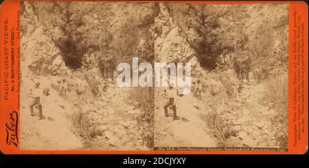 San Pascual Canon, San Gabriel mountians, Cal., still-Bild, Stereographen, 1875, Taber, I. W. (Jesaja West) (1830-1912 Stockfoto