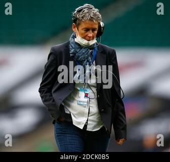 London, Inited Kingdom. November 2020. LONDON, ENGLAND - NOVEMBER 21: Während der Internationalen Freundschaftschaft zwischen England Red Roses und Frankreich im Twickenham Stadium, London, UK am 21. November 2020 Credit: Action Foto Sport/Alamy Live News Stockfoto