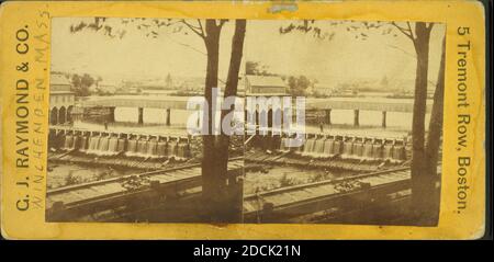 Blick in Winchendon, Mass., Standbild, Stereographen, 1850 - 1930, G. J. Raymond & Co Stockfoto