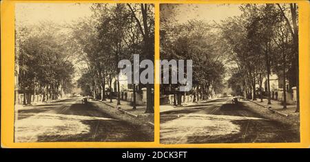 High Street, Portland, Maine., Standbild, Stereographen, 1850 - 1930 Stockfoto