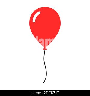 Symbol Für Einfaches Ballon. Vektorbild. Stock Vektor