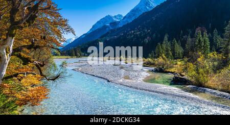 Rissbach, bei Hinterriss, Karwendelgebirge, Tirol, Österreich Stockfoto