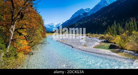 Rissbach, bei Hinterriss, Karwendelgebirge, Tirol, Österreich Stockfoto