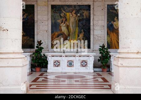 Galleria della mescita, Terme Tettuccio, Montecatini Terme, Toskana, Italien Stockfoto