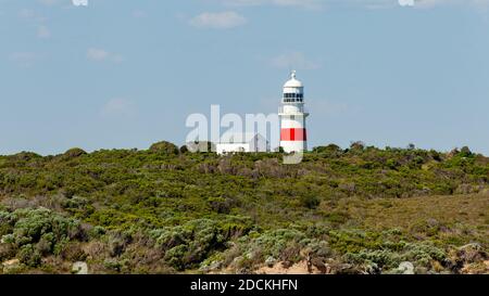 Der Cape Northumberland Leuchtturm in Port MacDonnell South Australia auf November 2020 Stockfoto