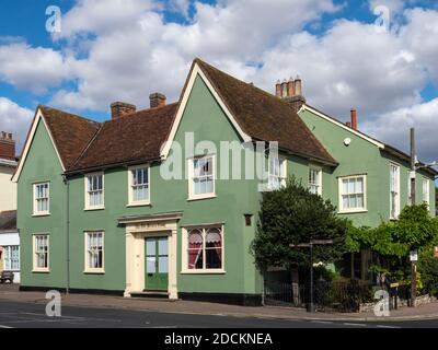 CLARE, SUFFOLK, Großbritannien: Pretty House auf der Well Lane im Zentrum der Stadt Stockfoto