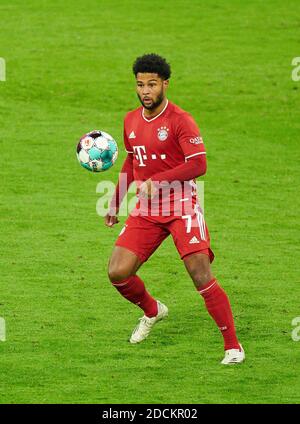 München, Deutschland. November 2020. Serge GNABRY, FCB 7 beim Spiel FC BAYERN MÜNCHEN - SV WERDER BREMEN 1-1 in der 1. Deutschen Bundesliga, Saison 2020/2021, Spieltag 8, München, Deutschland, 21. November 2020. Quelle: Peter Schatz/Alamy Live News Stockfoto