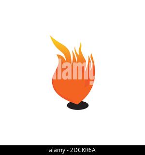 Fire Design Vektor eps-Format, geeignet für Ihre Design-Bedürfnisse, Logo, Illustration, Animation, T-Shirt-Design etc. Stock Vektor