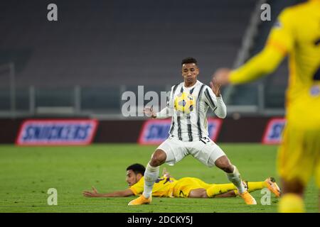 Turin, Italien. 21. Nov 2020. turin, Italien, Allianz Stadium, 21. Nov 2020, Danilo von Juventus FC während Juventus FC gegen Cagliari Calcio - Italienisches Fußballspiel Serie A - Credit: LM/Alessio Morgese Credit: Alessio Morgese/LPS/ZUMA Wire/Alamy Live News Stockfoto