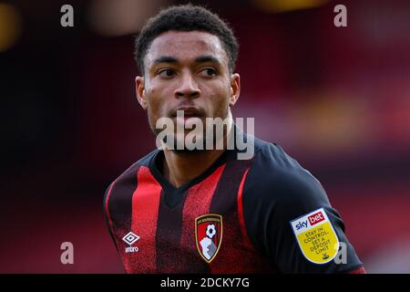 Arnaut Danjuma von AFC Bournemouth - AFC Bournemouth V Reading, Sky Bet Championship, Vitality Stadium, Bournemouth, Großbritannien - 21. November 2020 nur redaktionelle Verwendung - es gelten die DataCo-Einschränkungen Stockfoto
